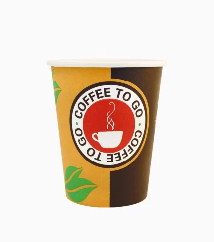 Pappbecher Coffee To Go 200 ml 8 oz, Einweg Kaffeebecher, 1000 Stück